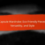 Capsule Wardrobe: Eco-Friendly Pieces, Versatility, and Style