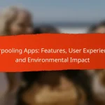 Carpooling Apps: Features, User Experience and Environmental Impact