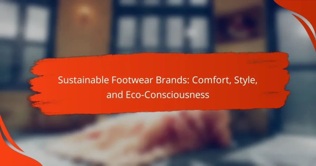 Sustainable Footwear Brands: Comfort, Style, and Eco-Consciousness